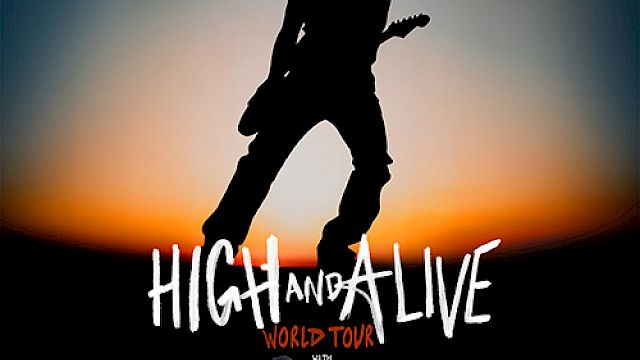 Concert poster for "High and Alive World Tour" featuring Keith Urban, with special guests Alana Springsteen, Chase Matthew, Kameron Marlowe.